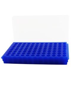 RPI Flipper Micro-Tube Racks, 96 Capacity, Blue, 5 Per Case