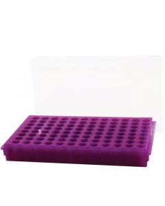 RPI Flipper Micro-Tube Racks, 96 Capacity, Violet, 5 Per Case