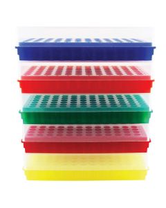 RPI Flipper Micro-Tube Racks, 96 Capacity, Assorted Colors, 5 Per Case