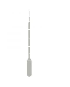RPI Disposable Plastic Transfer Pipettes, Graduated Fine Tip, 5.0ml, 500 Per Package