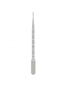 RPI Disposable Plastic Transfer Pipettes, Sterile, Graduated 3ml Large BuLb, 7ml Capacity, Individually Wrapped, 500 Per Package