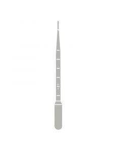 RPI Disposable Plastic Transfer Pipettes, Graduated 3 mL Large BuLb, 500 Per Package