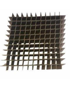 RPI Cell Divider For Tube Storage Boxes, Cardboard, 12 X 12 Array, 9.6mm Opening, 144 Tube Capacity