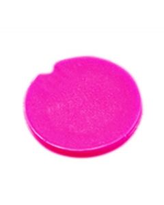 RPI Cap Inserts For 0.5-2.0ml Cryostore Cryogenic Vials, Pink, 100 Per Package