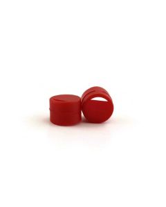 RPI Cap Inserts For Cryofreeze Tubes, Red, 500 Per Package