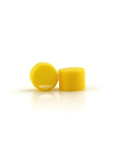 RPI Cap Inserts For Cryofreeze Tubes, Yellow, 500 Per Package