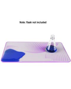 RPI Silicone Safety Lab Mat, Purple And Purple With Gray