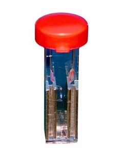 RPI Disposable Universal Electroporation Cuvettes, 4 mm Gap, 800 Μl Capacity, Red Round Lid, 50 Per Case