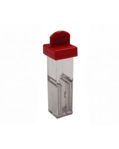 RPI Disposable Universal Electroporation Cuvettes, 4 mm Gap, 800 Μl Capacity, Red Square Lid, 50 Per Case