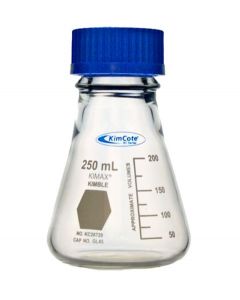 RPI Kimcote Plastic Coated Erlenmeyer Flask, 250 mL, 6 Per Case