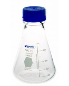 RPI Kimcote Plastic Coated Erlenmeyer Flask, 500 mL, 6 Per Case