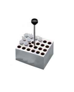 RPI Heating Block ModuLe For Digital Dry Baths, Holds 24 X 0.5ml Tubes, 3 1/2 X 3 X 2 Inches High