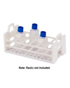 RPI Tissue CuLture Flask Rack, Holds 12 - 75 mL Flasks, Rack Dimensions: 9 X 5 X 4 Inches