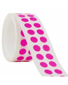 RPI Tough-Spots, 3/8 Inch Diameter For 0.5-2.0ml Tubes, Pink, 1,000 Per Package