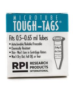 RPI Tough-Tags, 0.94 X 0.5 Inch Labels For 0.5-0.65ml Tubes, Red, 1000 Per Package
