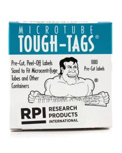 RPI Tough-Tags, 0.94 X 0.5 Inch Labels For 0.5-0.65ml Tubes, Yellow, 1000 Per Package