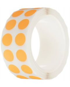 RPI Tough-Spots, 1/2 Inch Diameter For 1.5-2.0ml Tubes, Orange, 1000 Per Package