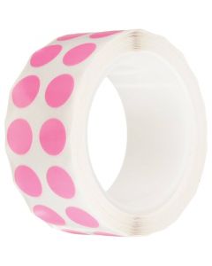 RPI Tough-Spots, 1/2 Inch Diameter For 1.5-2.0ml Tubes, Pink, 1000 Per Package