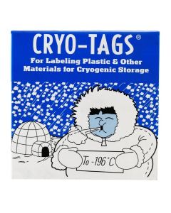 RPI Cryo-Tags Labels, Roll, 1.5 X 0.75 Inches, White, 1,000 Per Roll
