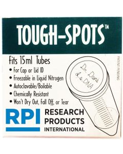 RPI Tough Spots, 3/4 Inch Diameter, White, 500 Per Roll