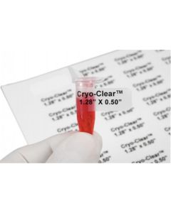 RPI Cryo-Clear Laser Labels For 1.5 - 2.0 mL Tubes, 1700 Per Package