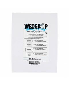 RPI Wetgrip Micro-Tube Laser Printer Labels, Fits 0.5ml Tubes, 0.94 X 0.5 Inches, 2380 Per Package
