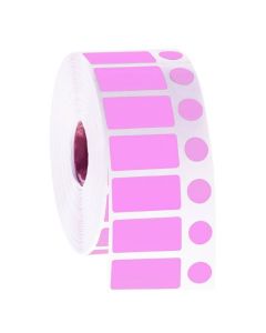 RPI Nitrotag Cryocombo Barcode Labels, 1 Inch Core, Violet, 2000 Labels Per Roll