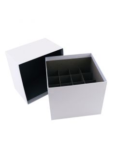 RPI Cardboard Storage Box With Lid And Cell Divider, 16 X 50 mL Tube Capacity
