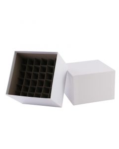 RPI Cardboard Storage Box With Lid And Cell Divider, 36 X 15 mL Tube Capacity