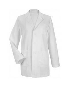 RPI Laboratory Coat, 65% Polyester, 35% Cotton, White, Large (44)