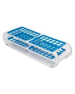 RPI Switch-Grid Tube Racks, Rack With Two Blue Grids For 15 mL Tubes, 60 Tube Capacity