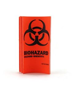RPI Biohazard Warning/Hazard Identification Labels, 3 1/2 X 2 1/4 Inch, 100 Per Package