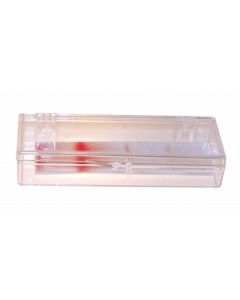 RPI Mini-Strip Blotting Box, 1 Lane, 9.5 X 3.0 X 1.6cm, Clear, 4 Per Package