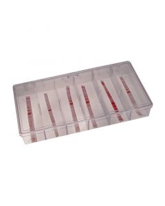 RPI Mini-Strip Blotting Box, 6 Lanes, 10.0 X 3.0 X 2.5cm, Clear, 2 Per Package