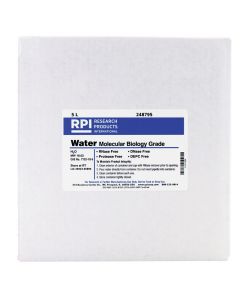 RPI Water, MolecuLar Biology Grade, Dnase And Rnase Free, 5 Liter Cubitainer
