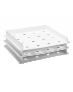 RPI Petri Dish Incubator Trays, Holds 5 Dishes, 9 7/8 X 9 5/16 X 3/8 Inch Tray, 3 Trays Per Package