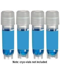 RPI Direct Thermal Cryo-Tags, 1.50 X 0.75 Inches, Blue, 750 Per Roll