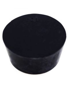 RPI Laboratory Grade Rubber Stopper, Black Sbr Rubber, Size #10 1/2, 53 X 45 X 25mm, 7 Per Package