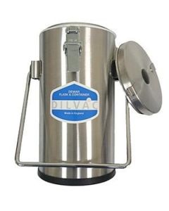 RPI Laboratory Dewar Flask, 1 Liter Capacity, Stainless Steel