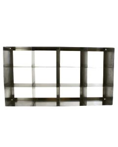 RPI Upright Freezer Racks For 3 3/4 Inch Boxes, 4 X 3 Array, Rack Dimensions (Inches) 5 1/2 X 22 X 11 7/8h
