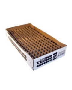 RPI Scintillation Vial Trays With Partitions For Mini-Vials, 200 Vial Capacity, 5 Sets Per Package