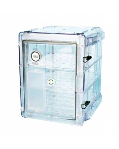 RPI Secador Desiccator Cabinet, Vertical, Clear, 1.58 Cubic Feet, 13 1/4 X 16 1/4 X 16 1/2 Inches