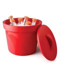 RPI Magic Touch 2 Ice Bucket, Red, 4 Liter Capacity