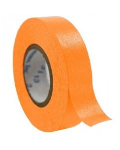 RPI Time Tape, 1 Inch Core, 1/2 Inch Wide, 500 Inch Roll, Orange, 6 Rolls Per Case
