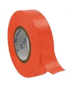 RPI Time Tape, 1 Inch Core, 1/2 Inch Wide, 500 Inch Roll, Red, 6 Rolls Per Case
