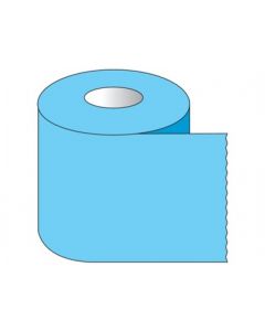 RPI Color Coded MuLti-Purpose Laboratory Tape, 1 Inch Core, 1 Inch Wide, 500 Inches Per Roll, Blue