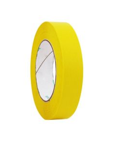 RPI Color Coded MuLti-Purpose Laboratory Tape, 3 Inch Core, 1 Inch Wide, 2,160 Inches Per Roll, Yellow