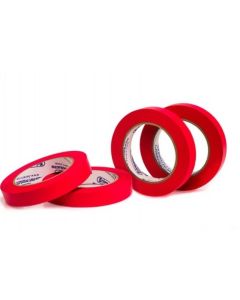 RPI Write-On Label Tape, Red, 3/4 Inch Roll