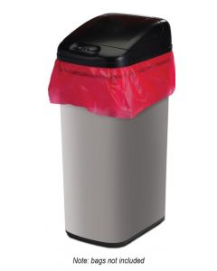 RPI Touch-Free Auto Open Waste Can, Polypropylene, 13.2 Gallon, 16 X 11 X 26 Inches