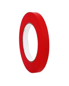 RPI Color Coded MuLti-Purpose Laboratory Tape, 3 Inch Core, 1/2 Inch Wide, 2,160 Inches Per Roll, Red